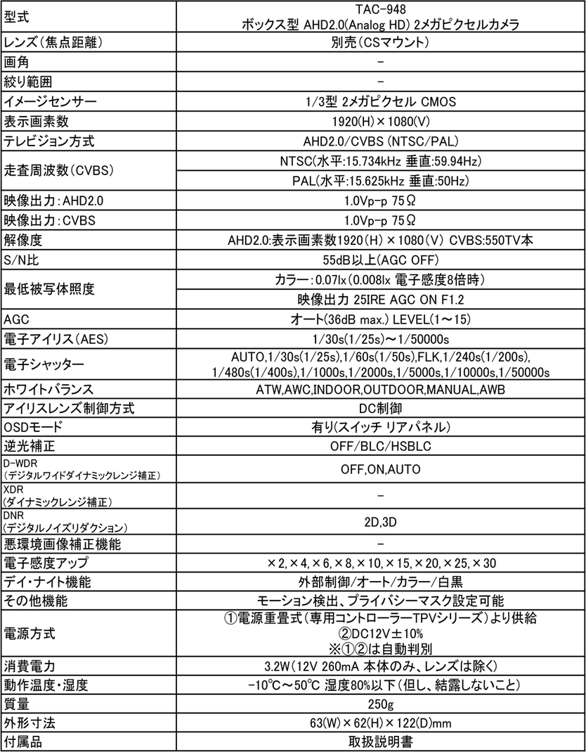 仕様