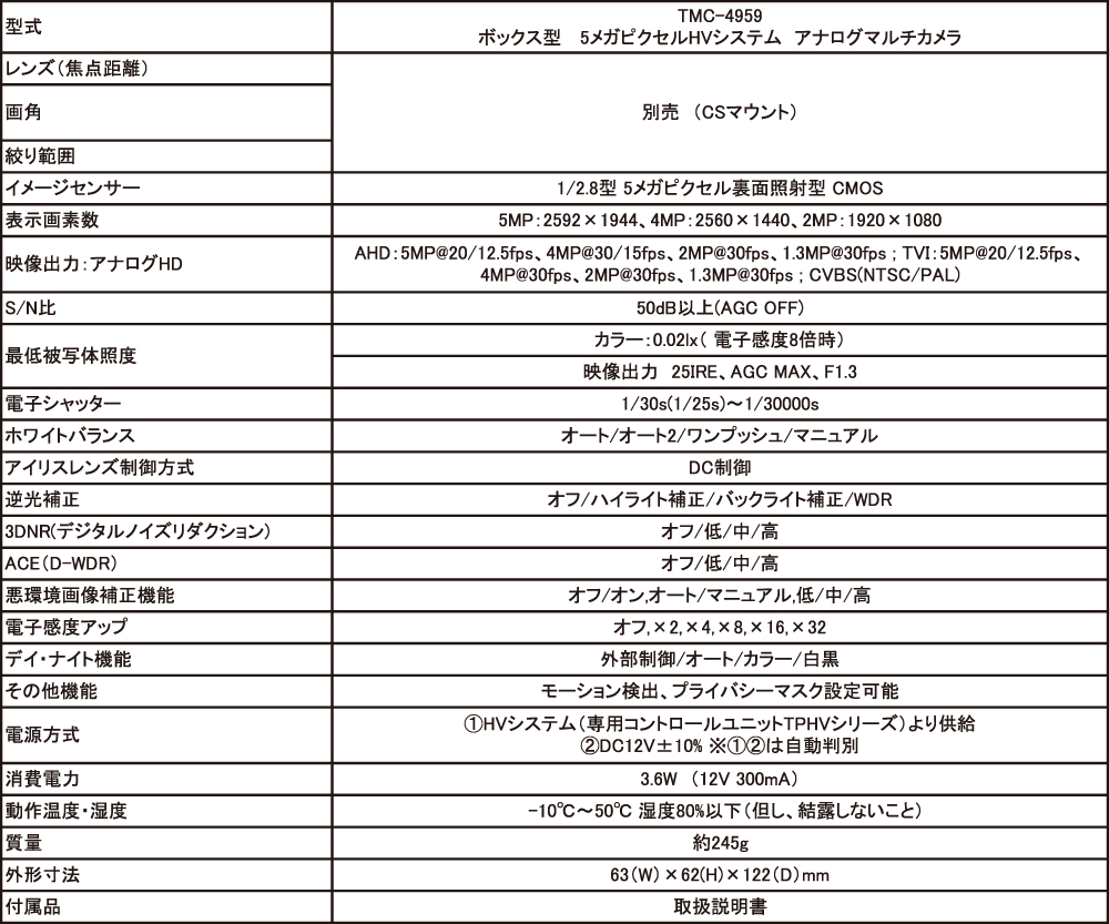 仕様